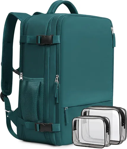 Miniatura 14 de Mochila de Mano Aprobada por Aerolíneas Beraliy para Hombres y Mujeres, Verde menta, X-Grande, Mochilas de viaje
