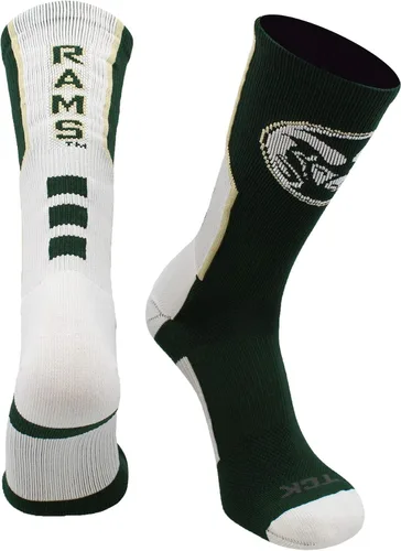 Miniatura 13 de TCK NCAA Perimeter Crew Socks, calcetines deportivos de equipo de rendimiento atlético para hombres y mujeres, absorben la humedad, con licencia