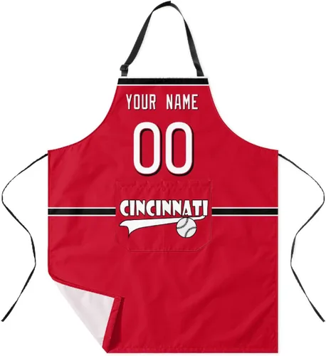 Miniatura 11 de ANTKING Custom Apron with Pocket Custom Any Name and Any Number Gifts for Dad Men Fans