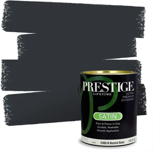 Miniatura 197 de Prestige Paints - 2 en 1, pintura base y pintura de exterior, P500-N-SW7020 SW6991-PCM