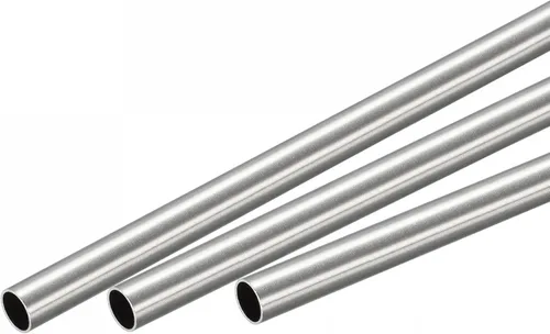 Miniatura 21 de uxcell Tubo redondo de acero inoxidable 304 0.236 in OD 0.020 in espesor de pared 11.811 in longitud 3 piezas