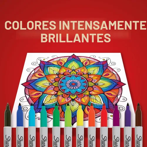 Miniatura 2 de Juego de rotuladores permanentes Sharpie, punta fina, Colores Variados
