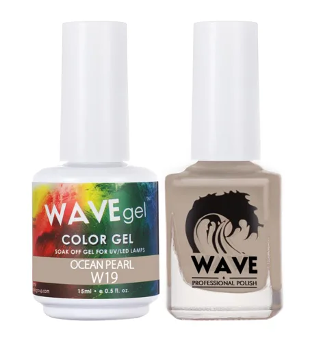 Miniatura 193 de WAVEGEL - Juego dúo de gel y esmalte de uñas a juego - Colección Simplicity - #P109 Blizzard I 0.5 onzas
