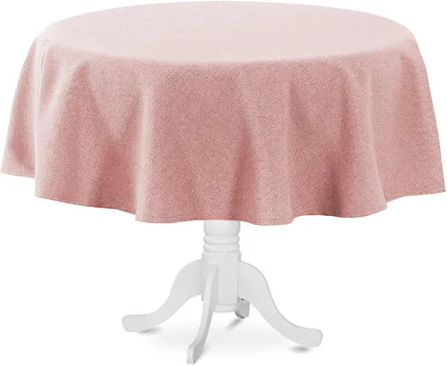 Miniatura 27 de H.VERSAILTEX Mantel texturizado de lino 60 x 102 impermeable decorativo, mantel de aspecto de lino a prueba de derrames, cubierta para mesa