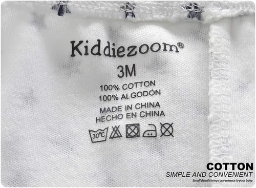 Miniatura 2 de Leggings unisex de algodón para recién nacido, paquete de 4 pantalones bordados, casuales, de 0 a 24 meses, para niños y niñas