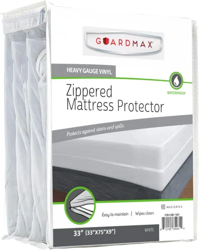 Miniatura 13 de Guardmax Funda de Colchón de Vinilo Resistente con Cremallera Tamaño Queen - Protector de Colchón Impermeable y Transpirable - Ropa de Cama