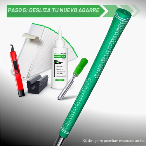 Miniatura 6 de Wedge Guys Golf Grip Kits for Regripping Golf Clubs - Professional Quality - Options Include Hook Blade, 15 or 30 Tape Strips, 5 or 8 oz Solvent