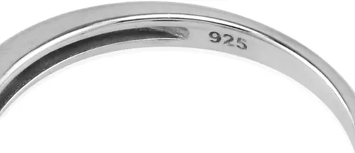 Miniatura 4 de Silvershake 7x5MM Oval Shape Genuine Gemstone 925 Sterling Silver Engagement Wedding Anniversary Ring