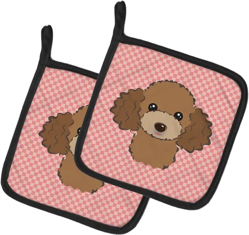 Miniatura 129 de Caroline's Treasures BB1303PTHD - Juego de soportes para ollas de cocina, resistentes al calor, almohadillas calientes para horno, para hornear