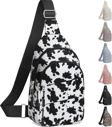 Miniatura 14 de Tuwubi Bolsos cruzados para mujer, bolsa para hombres, mochila pequeña de senderismo antirrobo, ligera para viajes al aire libre (M, beige)