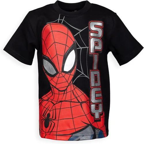 Miniatura 8 de Marvel Spider-Man - Paquete de 4 camisetas sin botones para niños pequeños a grandes