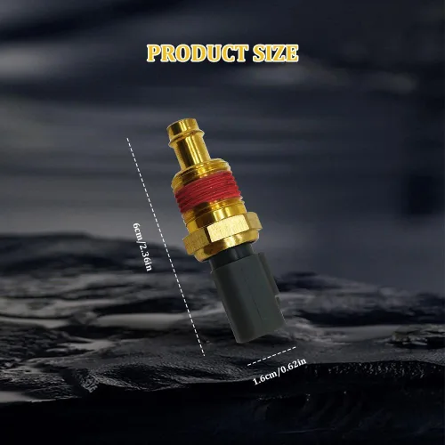Miniatura 2 de Sensor de temperatura del refrigerante del motor, sensor de temperatura del agua, sensor de temperatura ECT de piezas de automóvil compatible