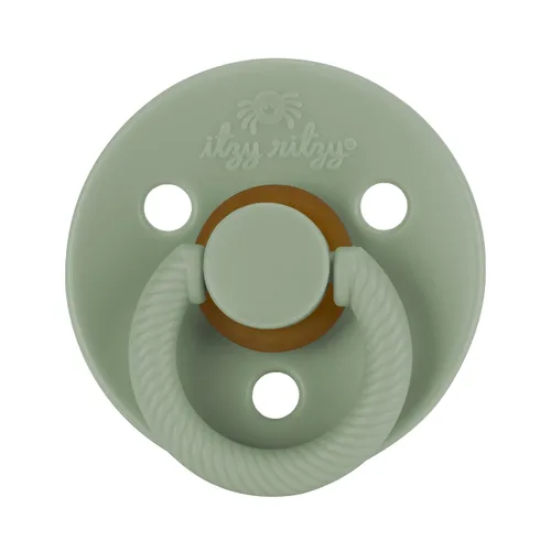 Miniatura 3 de Itzy Ritzy Chupetes de Goma Natural (Juego de 2) – Chupetes para Bebé con Pezón en Forma de Cereza y Agujeros de Aire Grandes para Mayor Seguridad