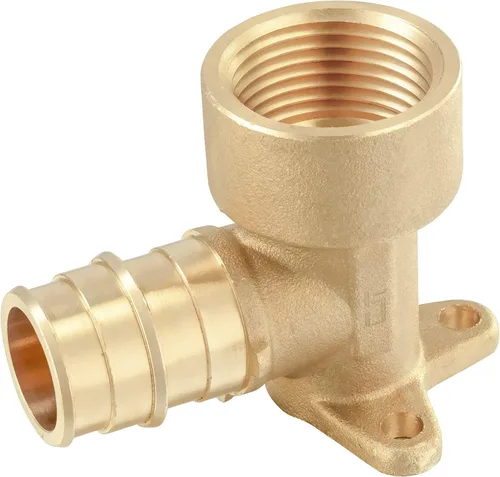 Miniatura 7 de EFIELD Pex A Expansion - Codo de latón de flujo completo de 1/2 "x 1/2" hembra NPT Drop-ear, ASTM F1960 (PEX1960116)