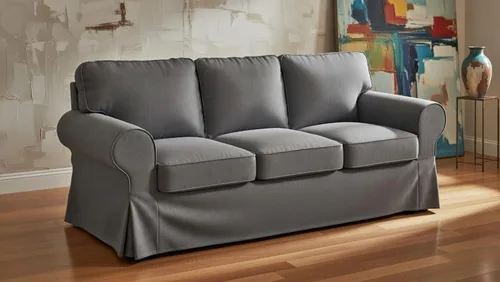Miniatura 8 de Funda de sofá de algodón pesado UPPLAND (no EKTORP) para sofá Loveseat, reemplazo compatible con funda de sofá IKEA UPPLAND (Uppland Loveseat Azul)
