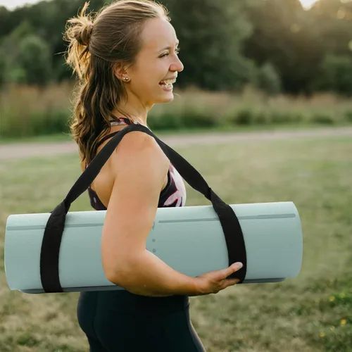 Miniatura 7 de UMINEUX Esterilla de yoga extra gruesa de 1/3 y 2/5 pulgadas antideslizante para mujeres, respetuosa con el medio ambiente, tapete de ejercicio