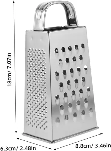 Miniatura 2 de Housoutil Herramienta de mano de cocina Rallador de acero inoxidable para queso Patata Vegetal