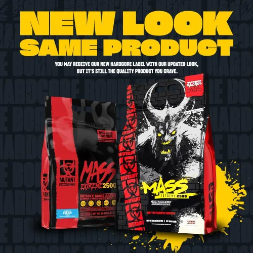 Miniatura 2 de Mutant Mass Extreme Gainer - Proteína de suero en polvo - Construye tamaño muscular y fuerza - Calorías limpias de alta densidad