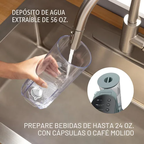 Miniatura 9 de Ninja Pods & Grounds Specialty - Cafetera de una sola porción, compatible con cápsulas K-Cup, espumador de leche integrado, tamaños de taza de 6