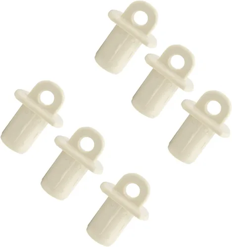 Miniatura 5 de Reemplazo universal de persianas enrollables para exteriores e interiores (5 tapas finales, beige)