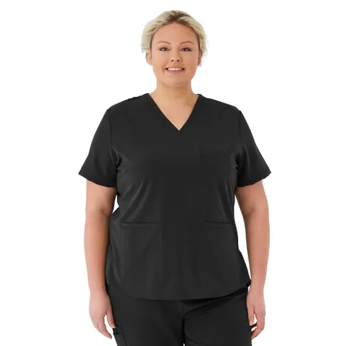 Miniatura 28 de ave. Lex - Blusa médica para mujer, estilo túnica, tela elástica en 4 direcciones, cómoda, de fácil cuidado, uniformes médicos para mujer
