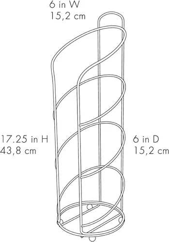 Miniatura 6 de Zenna Home Soporte para papel higiénico, soporte de reserva, hasta 4 rollos de almacenamiento de papel higiénico, en níquel satinado