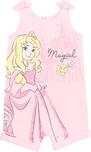 Miniatura 31 de Disney Princesa Rapunzel Ariel Belle Jasmine Aurora - Mameluco y diadema para niñas recién nacidas hasta niños pequeños