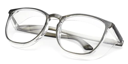 Miniatura 2 de Alsenor Gafas de seguridad antiniebla, gafas protectoras con bloqueo de luz azul, antipolvo, protección UV, para hombres y mujeres (Nuevo-Gris)