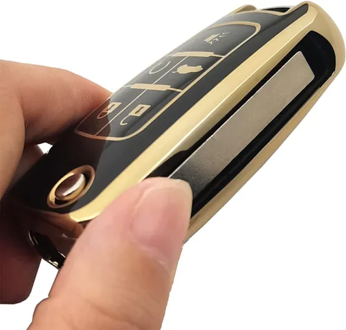 Miniatura 5 de Funda para llavero Chevy con llavero de TPU suave, protección completa, compatible con Chevrolet Equinox Camaro Cruze Malibu Sonic Buick Terrain
