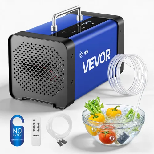 Miniatura 16 de VEVOR - Generador de ozono, máquina de ozono de 24000 mg/h, generador de ozono comercial/industrial de alta capacidad con configuración de tiempo