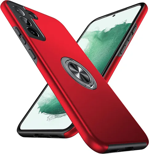 Miniatura 71 de Anqrp Diseñada para Samsung Galaxy S22 Ultra Funda, Incorporada [Protección contra Caídas de 15 Pies][Disipación de Calor] Protección de Grado Rojo