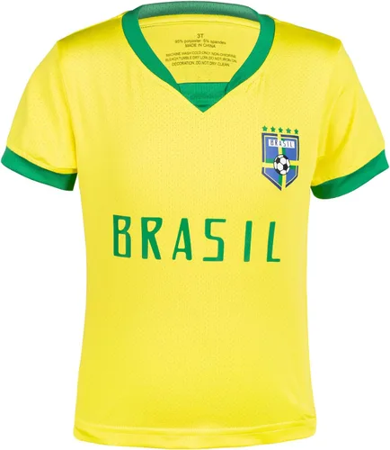 Miniatura 81 de Cnins Camisetas de entrenamiento de fútbol para niños de 2 a 14 años, trajes de práctica para niños y niñas con colores del equipo nacional