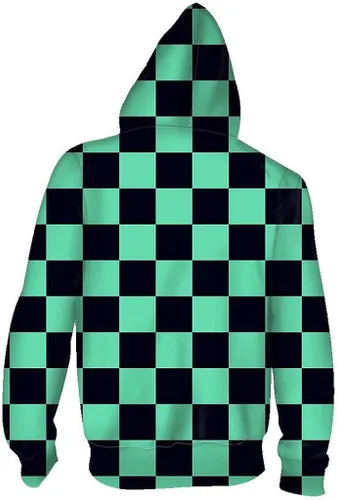 Miniatura 2 de Demon Slayer Kimetsu no Yaiba Hoodie Costume Sweatshirt Pullover Hooded Jacket