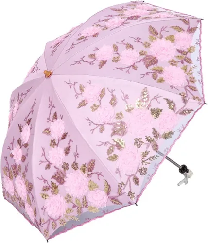 Miniatura 48 de Honeystore - Parasoles de encaje de flores para fiesta de boda, paraguas nupcial de encaje