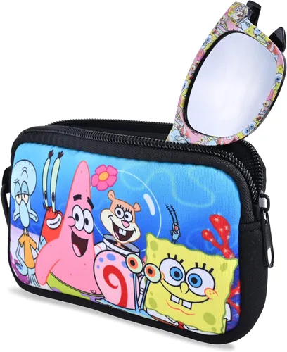 Miniatura 3 de Nickelodeon SpongeBob SquarePants - Juego de gafas de sol para niños y estuche para lentes para niños pequeños