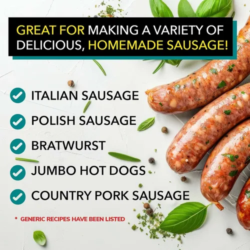 Miniatura 4 de Tripas de cerdo naturales de The Sausage Maker 42 a 44 MM paquete de carnicero, hace 100 lb de carne, tripas comestibles de cerdo norteamericanas