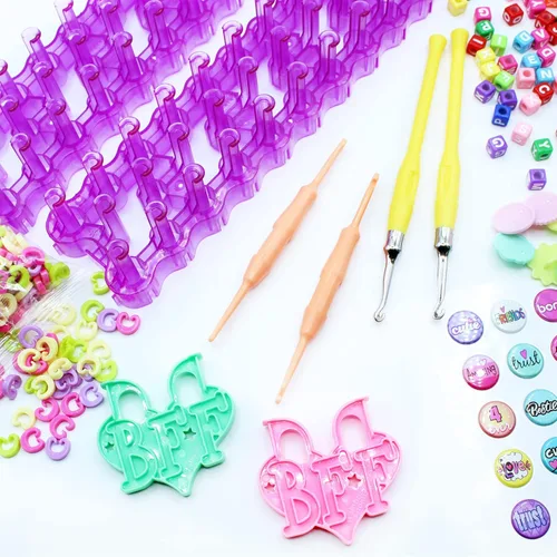 Miniatura 4 de Rainbow Loom BFF Mega Button Set con nuevo BFF Loom