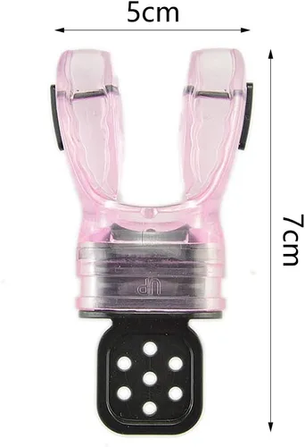 Miniatura 6 de Tookie Denpetec - Boquilla de buceo, boquilla de buceo, equipo práctico, mordida de silicona, moldeable, buceo, regulador con envoltura de corbata