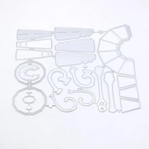 Miniatura 2 de KSCRAFT Plantillas de troqueles de corte de metal 3D para álbumes de recortes, decoración en relieve DIY tarjeta de papel