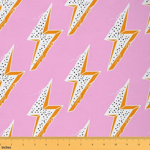 Miniatura 27 de Castle Fairy Diamond Lattice Decorative Fabric Geometric Fishscale Sewing Craft for Girls Women Modern Minimalist Abstract Outdoor Fabric Home DIY
