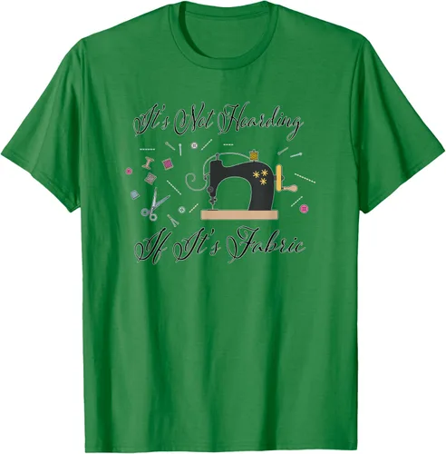 Miniatura 5 de It's Not Hoarding If Its - Camiseta de costura para acolchado, Blanco, S