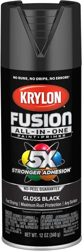 Miniatura 75 de Krylon Fusion - Pintura en aerosol adhesiva todo en uno para uso en interiores y exteriores, 12 onzas, aluminio Icy Grape