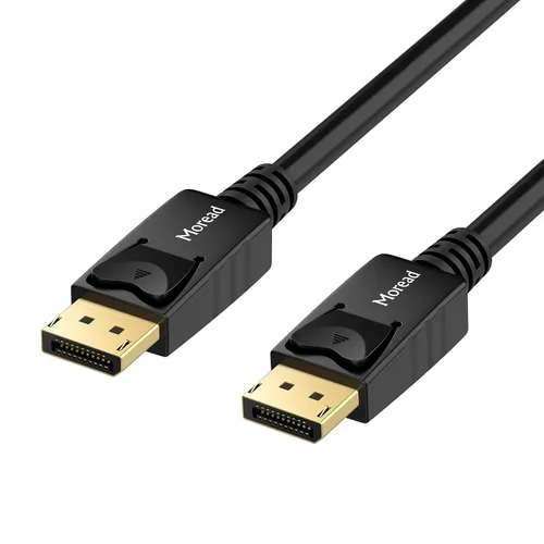 Miniatura 9 de Moread Cable DisplayPort a DisplayPort 4K, 3 pies, puerto de pantalla de alta velocidad chapado en oro, cable DP 1.2 (4K @60Hz, 2K @144Hz)