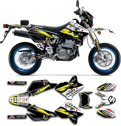 Miniatura 11 de Kit de calcomanías personalizadas para Suzuki DRZ400 E / DRZ400 Enduro / DRZ400E / DR-Z400E / DRZ400 EN 1999-2024, SZDRSE9919003-KO
