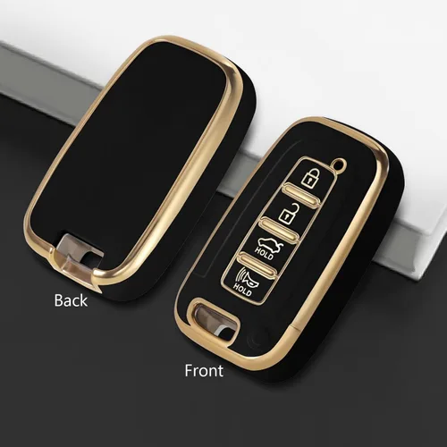 Miniatura 4 de Estuche para Llave Inteligente de TPU Funda Protectora Compatible con Azera Elantra GT EQUUS Genesis Coupe Santa FE Sonata Tucson Veloster KIA