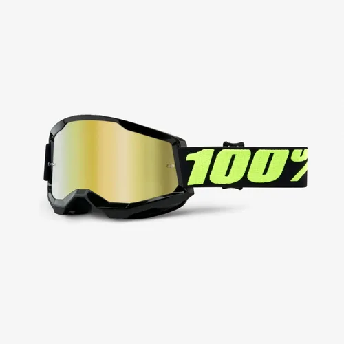 Miniatura 18 de 100% STRATA 2 Goggles – Gafas deportivas para motocross y ciclismo de montaña – Gafas para ciclistas – Gafas de motocross para hombre