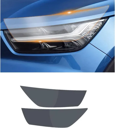 Miniatura 2 de NAKEAH Car Light Film for Volvo XC40 2019 2020 Smoked Black Car Headlight Protective Film Scratch TPU Light Cover Film