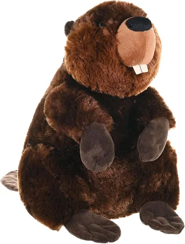Miniatura 3 de Wild Republic – Peluche de castor, muñeco de felpa, juguete de peluche, regalo para niños, colección Cuddlekins, 8 pulgadas, multi