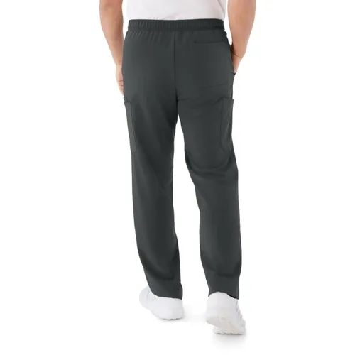 Miniatura 3 de ave. Clinton - Pantalón médico unisex de pierna recta, seis bolsillos, color carbón, talla S