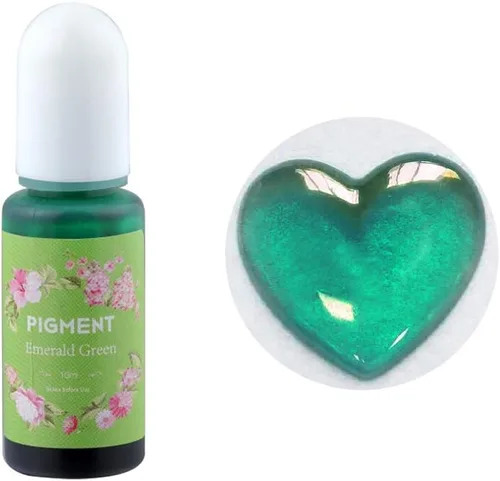 Miniatura 20 de Mezcla de resina epoxi UV de 0.3 fl oz, pigmento líquido, pigmento de resina colorante, secado rápido, manualidades, herramientas de fabricación